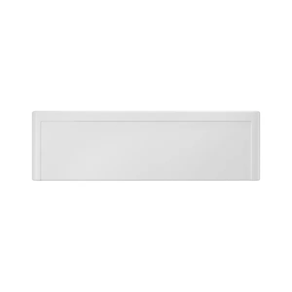 Soleil All-in-One White Fireclay Picture Frame/Plain Reversible 50/50 Double Bowl Apron Front Kitchen Sink with Pull Down Faucet
