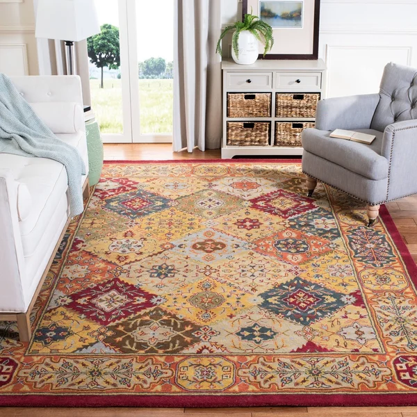 Safavieh Heritage HG512B 2&3x22 x 16&0x22 Runner Multi - Red Area Rug