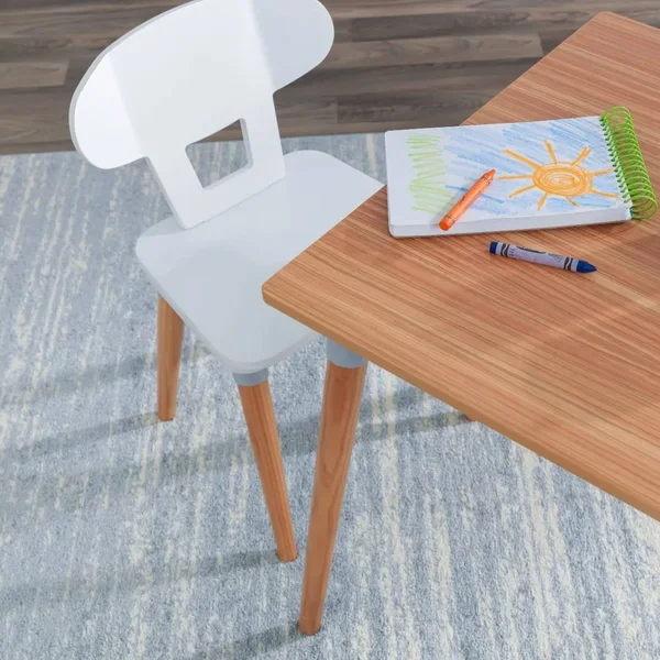Mid-Century Kid Toddler Table & 4 Chair Set - Kidkraft 26196