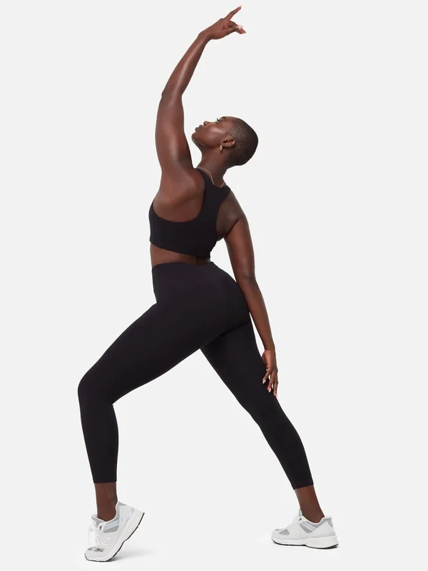 Organic Stretch Legging Jet Black - 2x