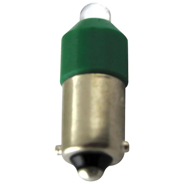 Eaton Miniature LED Bulb, T3-1/4, Miniature Bayonet (BA9s), Lumens 6, Watts 0.72W E22LED120GN