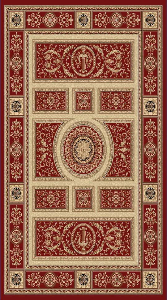 Dynamic Rugs Legacy 58021 Rug, 2& x 3&6x22, Red
