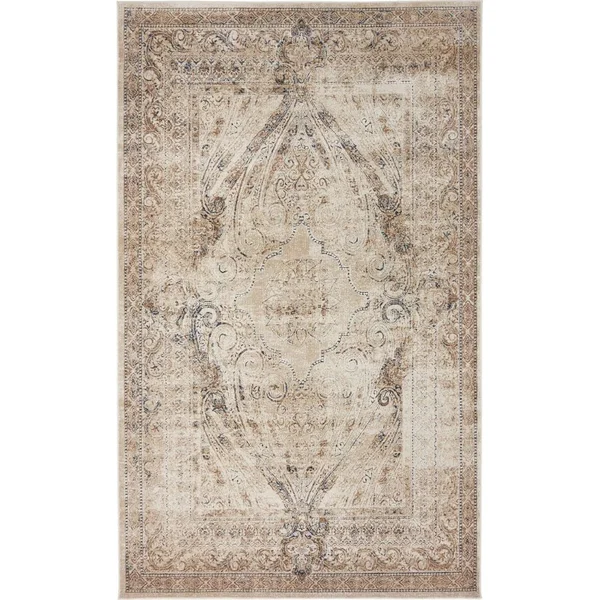 Unique Loom Wilson Chateau Area Rug - 10& x 14& 5 (Dark Blue)