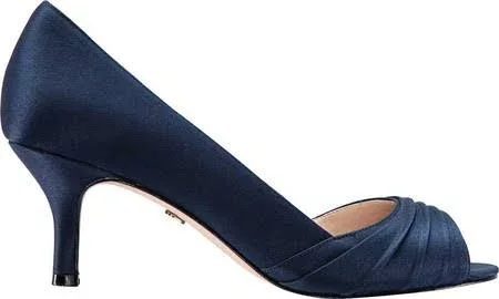 Women's Nina Chezare Open-Toe Pump - Size: 5, Blue