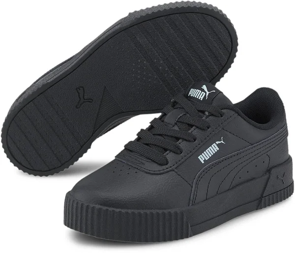Puma Carina L Sneaker, Size 12 - Black at Nordstrom Rack