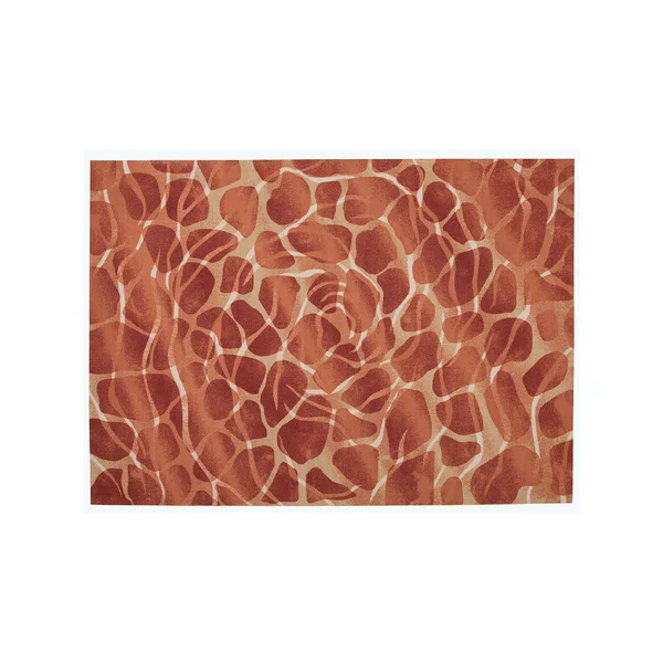 Nourison Coastal Area Rug - Orange, 7&9x22 x 10&10x22