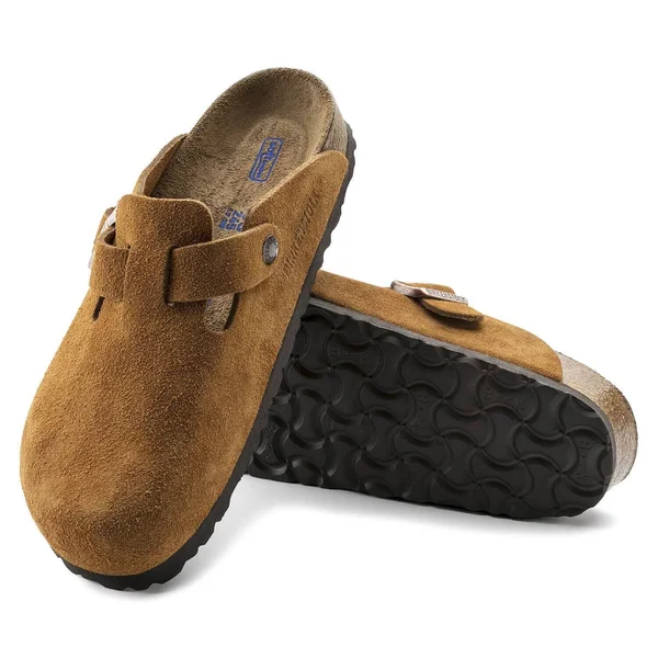 Birkenstock Boston Soft Footbed (37 Mink Suede)
