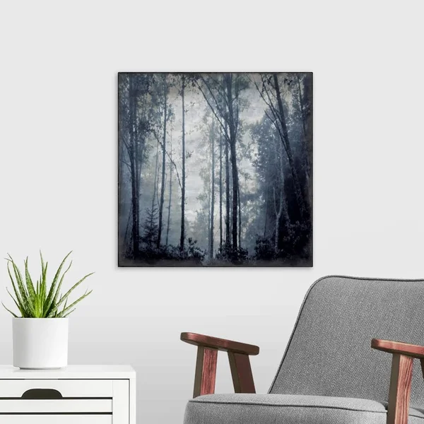 Forest Indigo, Canvas Wall Art, 20x20, Great Big Canvas