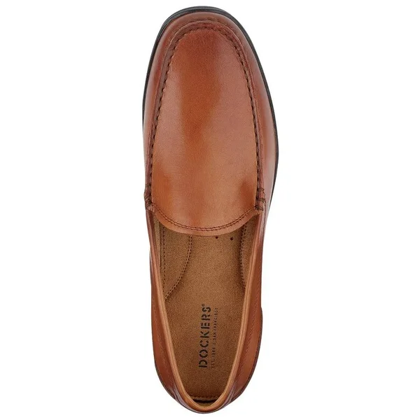 Dockers Men's Lindon Leather Dress Casual Loafer Shoe Black, 11, M