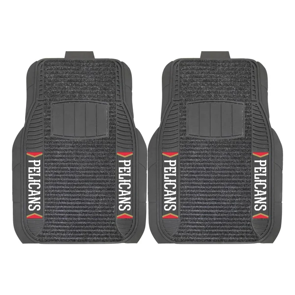 Fanmats, NBA - New Orleans Pelicans 2-pc Deluxe Car Mat Set