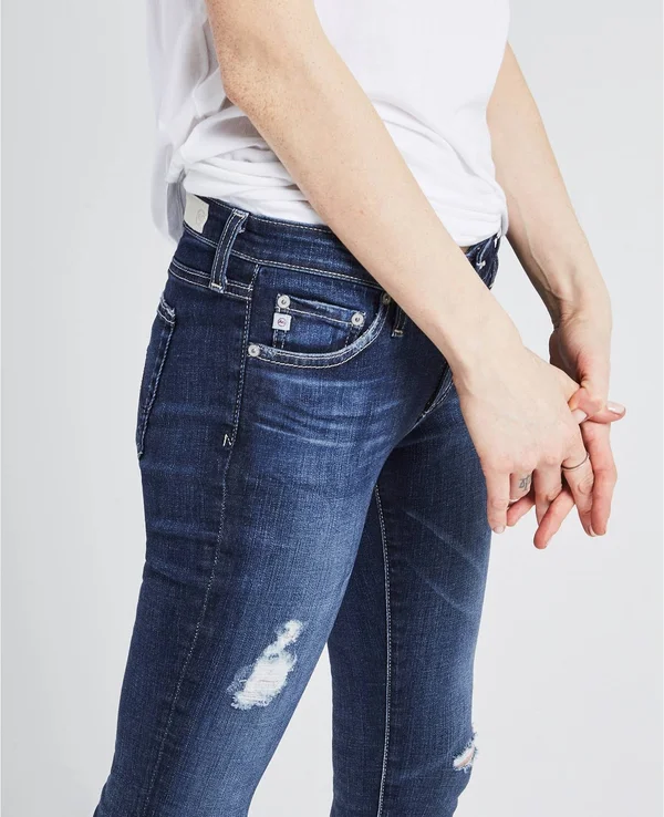 Ag Jeans - Legging Ankle in 11 Years Swapmeet - Blue