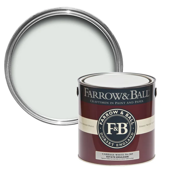 Farrow & Ball Cabbage White Paint US Gallon Modern Eggshell No.269