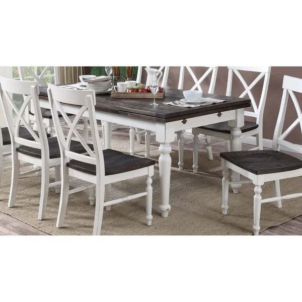 The Gray Barn Crooked Cottage Extension Dinette Table - Antique White