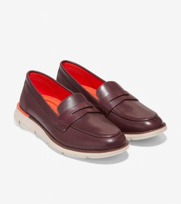 Cole Haan Women's 4.ZER谿RAND Loafer - Pinot Leather