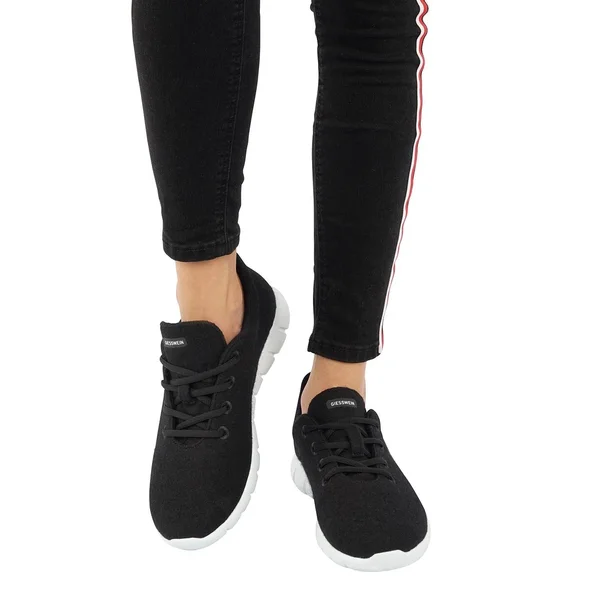 Giesswein Merino Runners/Sneakers by Giesswein - Women - Special Edition - Women - Color: Black-White, Size: 6 US - Runners - S