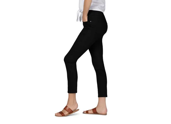 Jag Jeans Nora Pull-On Skinny Knit Denim Jean Women's Jeans Forever Black : 10 (30x22 Waist) 29.5