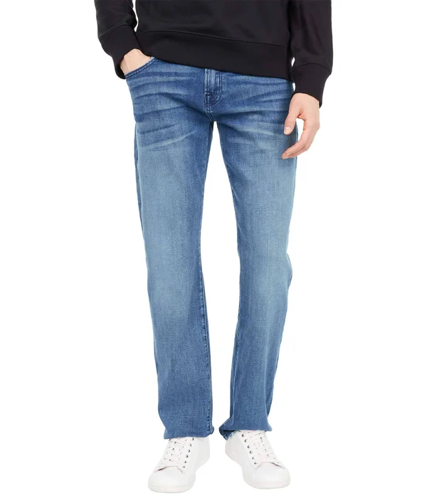 7 for All Mankind The Straight Slim Straight Leg Jeans - Blue - 34