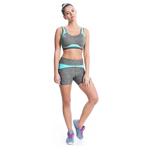 Freya Epic Underwire Crop Top Moulded Sports Bra - Carbon, 30H