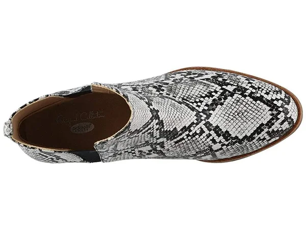 Dr. Scholl&s Amara - Original Collection Black/White Snake Print Leather, Size: 9