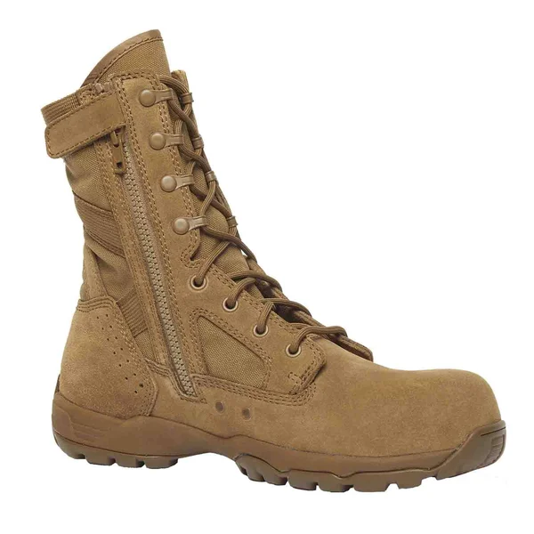 Tactical Research: Men's TR596ZCT Flyweight Hot Weather Side-Zip Composite Toe Tactical Boot