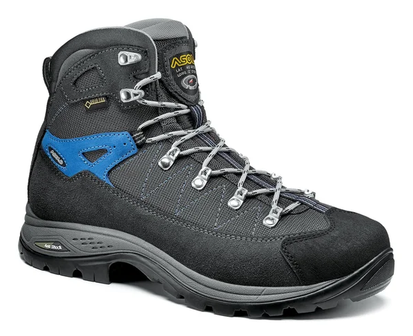 Asolo Finder GV Hiking Boot - Men's Graphite/Gunmetal/Sporty Blue - 8.5