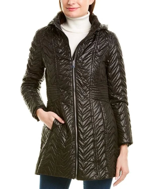Via Spiga Zig Zag Quilted Jacket