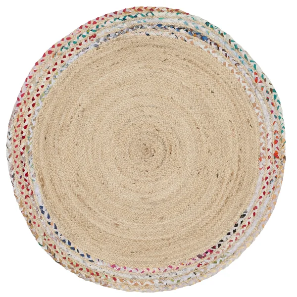 Safavieh Cape Cod 207 Area Rug - Ivory, Light Beige, 8& x 8& Round