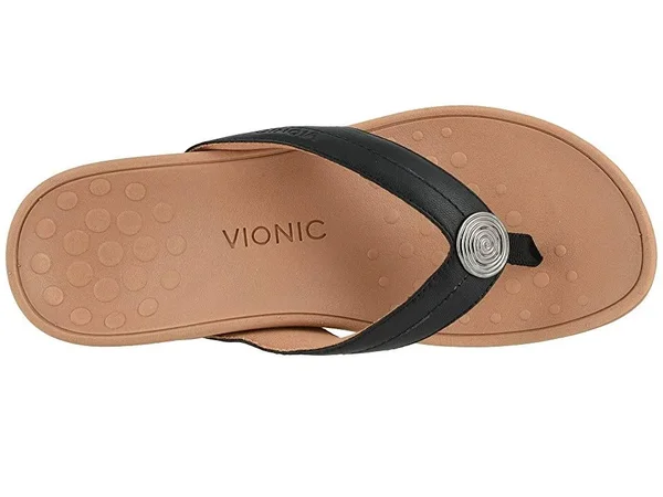 Women's Vionic Pilar Platform Thong Sandal, Size: 11, Black