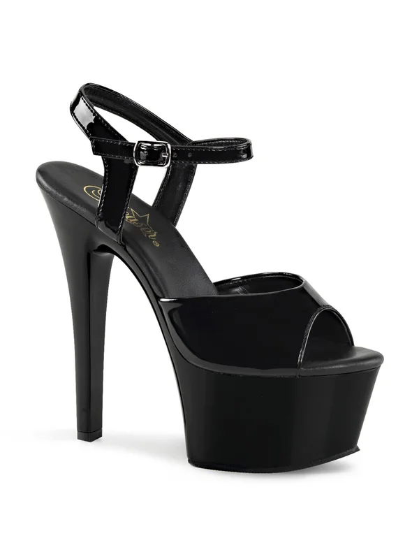 Pleaser - ASPIRE-609 5 - Black Patent/Black