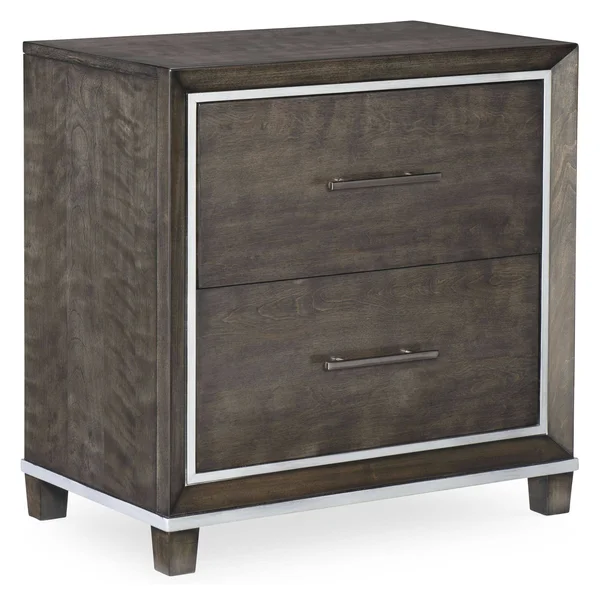Legacy Furniture Counter Point Satin Smoke Night Stand