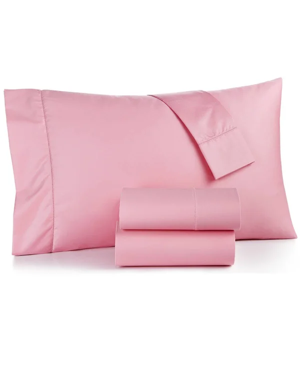 Charter Club Damask 100% Supima Cotton 550 Thread Count 4 pc. Sheet Set, California King, Created for Macy&s - Cherry Blossom (L