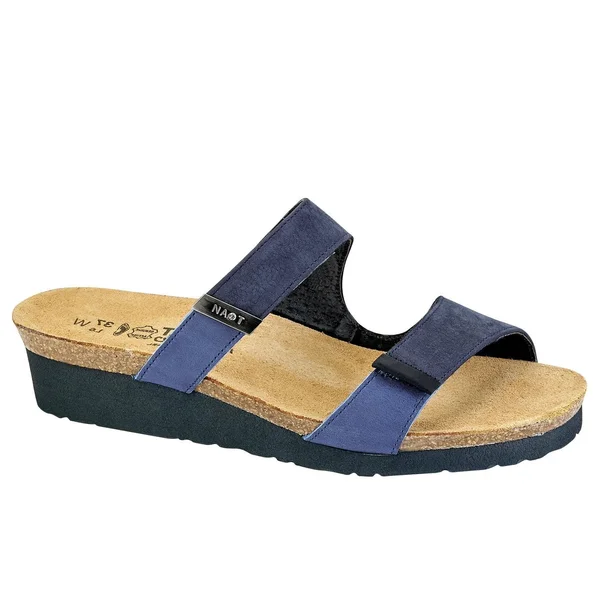 Naot Women's Jacey Slide, Size: 43, Navy Velvet/Oil Blue/Oil
