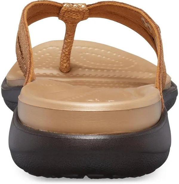 Crocs Capri Strappy Flip 8 Women's Bronze