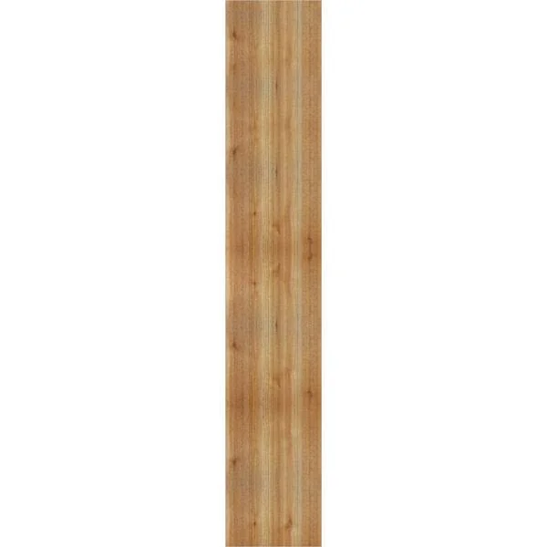 13 1/2x22W x 77x22H TimberCraft Four 3 3/8x22 Boards Joined Board-n-Batten Shutters - Rough Sawn Western Red Cedar (Per Pair)