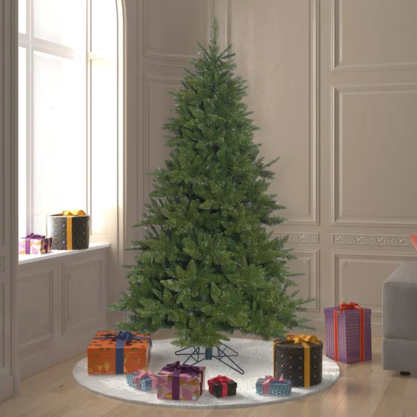 Vickerman Unlit 6.5& x 49x22 Durango Spruce Artificial Christmas Tree