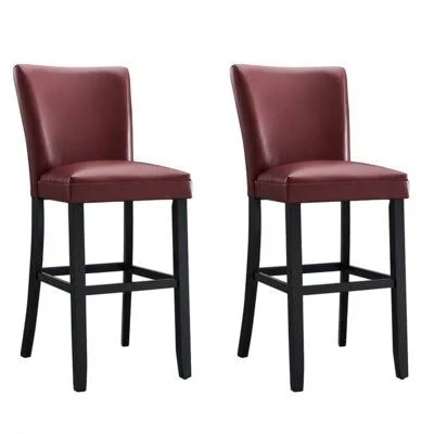 Fariah 30.7x22 Bar Stool Red Barrel Studio Upholstery: Red