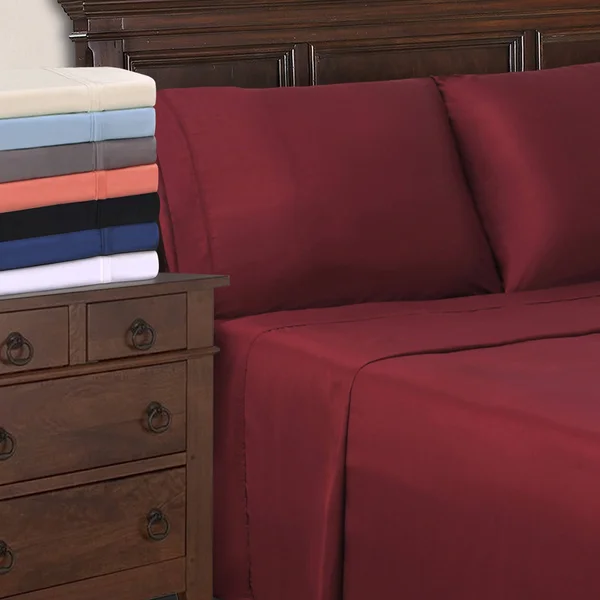 Miranda Haus Modal Beechwood 300-Thread Count Bed Sheet Set - Ivory - California King