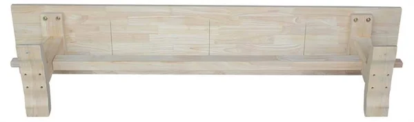 International Concepts 72 in. Unfinished Trestle Bench