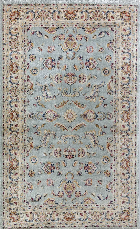 Rugs America Bardot Classic Blue Transitional Traditional 9 ft. x 12 ft. Area Rug
