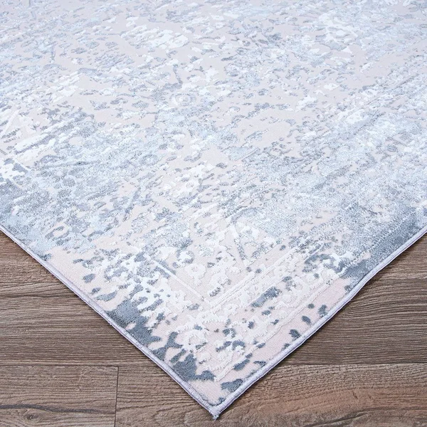 Couristan Europa 0955/9505 Himalia Luna Grey Area Rug - 9&10x22 x 13&