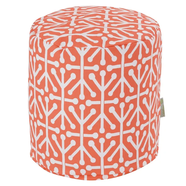Majestic Home Goods Aruba Pouf - Small, Citrus