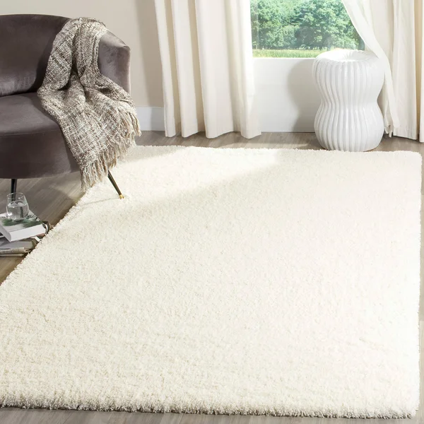 Safavieh Reno Shag Creme 9& x 12& Rug