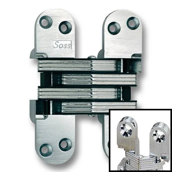SOSS 220US15 Invisible Hinge, Satin Nickel