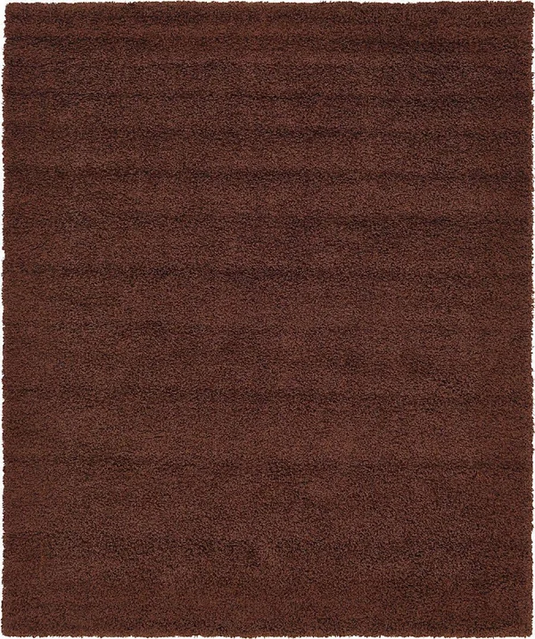 RugPal Sybil Solid/striped Area Rug Collection 8&x10& in Cocoa Color