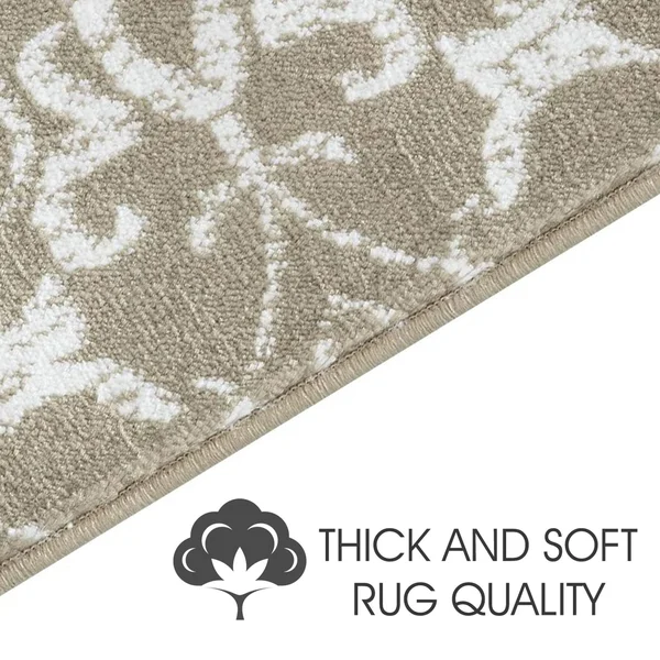 Sussexhome Floral Collection Stair Treads - 13-Pack - Gray