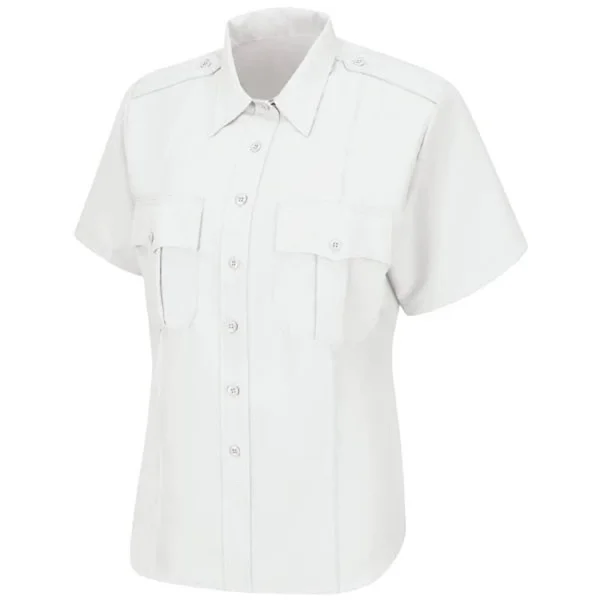 Horace Small Men's Sentry Short Sleeve Shirt with Zipper - Blue - 14.5