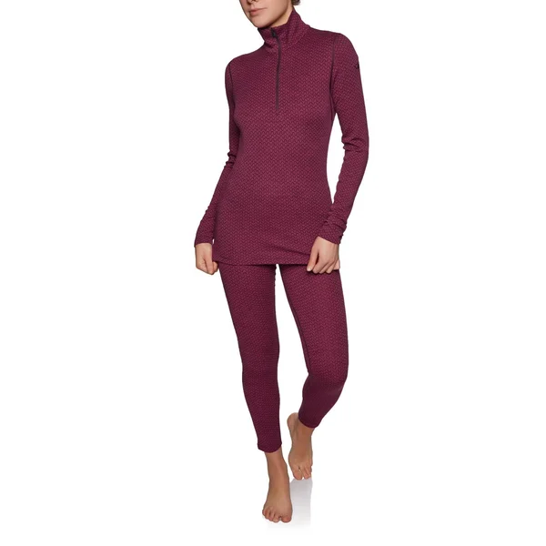 Icebreaker Women's 250 Vertex Legging - XL - Mountain Dash Jacquard Prism, Velvet