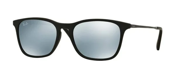 Ray-Ban Junior Sunglasses Rubber Black Green Silver RJ9061S 700530