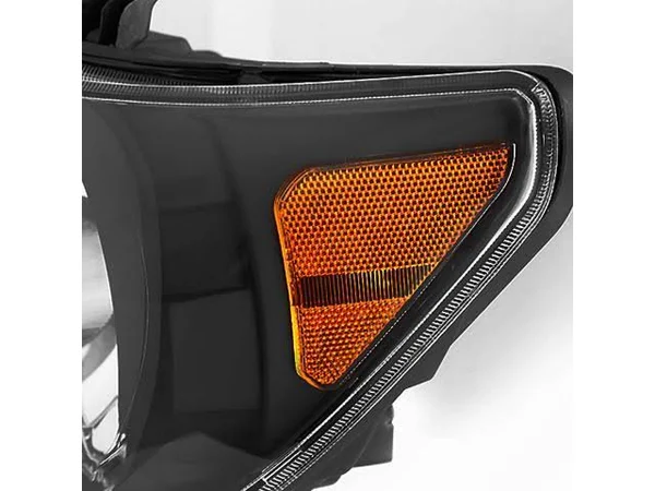 Toyota Tundra OE Replacement Black Headlights Driver Passenger Head Lamps