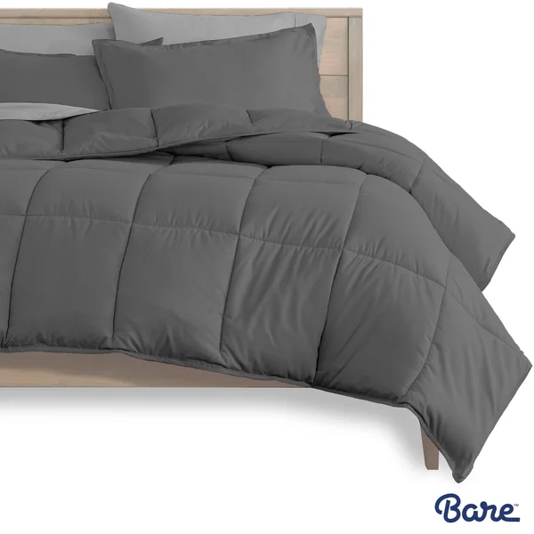 Premium 1800 Series Microfiber Bed in A Bag by Bare Home - Size: Full-XL, Blue